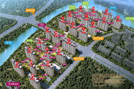 城北滕阳丽都3室2厅2卫145万137m2两室一厅朝阳户型
